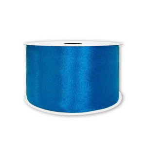 Лента атлас синий 1,2 см 22,85см