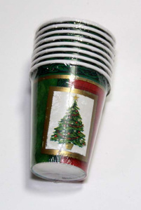 Стакан бум Елка 266мл 8шт/А