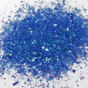 Конфетти слюда голография голубой 20гр