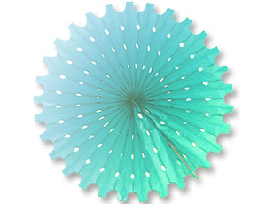 Фант бумажный голубой 40см 