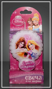 Свеча тортовая воздушный шарик 