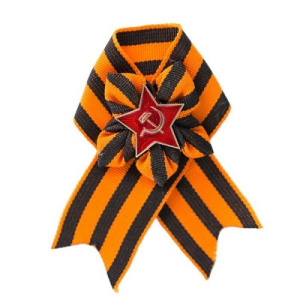 Брошь-бант Победа