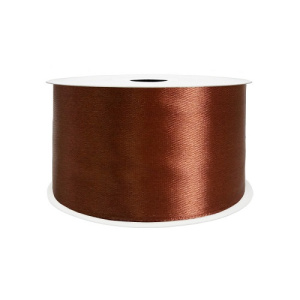 Лента Атлас Шоколадный 50мм*22,85м