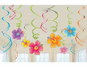 Спираль Гибискус 46-60см 12шт/уп