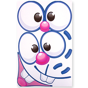 Наклейки Заяц 1шт