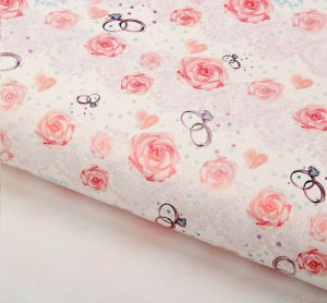 Бумага Свадебная акварель 70*100см