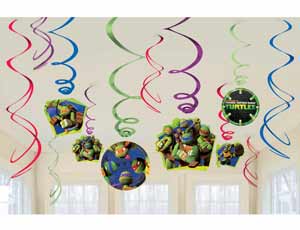 Спираль Черепашки-Ниндзя 46-60см 12шт