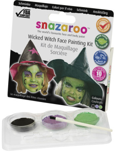 Набор красок для лица Злая Ведьма 2млх3