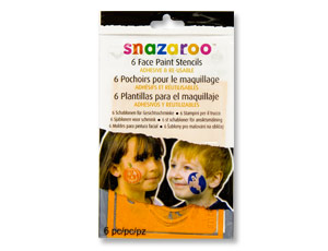 Трафарет д/аквагрима HWN Хэллоуин 6шт