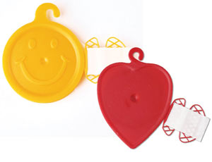 Грузик для шара С лентой Улыбка Желт 8гр