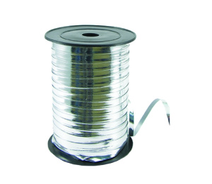 Лента в бобинах металлизированная серебр