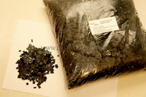 Конфетти метал. черный 6х6мм 100гр