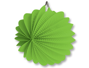 Фонарик бум круглый светл-зеленый 25см