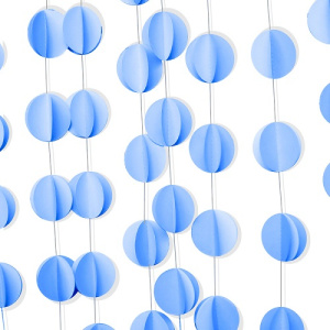 Подвеска Круги Голубой 200см