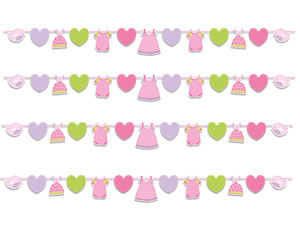 Гирлянда С Рождением Малышка 3м