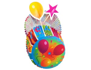 Тарталетка бум+украш С ДР Мозаика 48шт