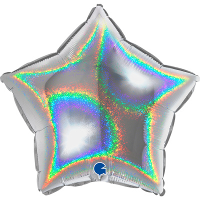 19269GHS-Star-18inc-Glitter-Holographic-Silver-1
