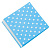 Салфетка Голубая в горох 20шт