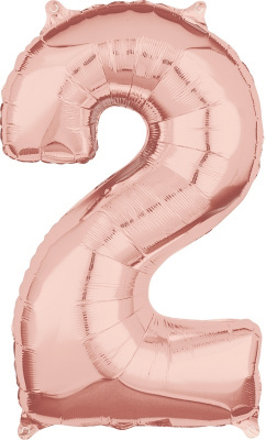 36595-number-`2`-rose-gold-26-inch