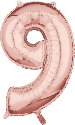 36604-number-`9`-rose-gold-26-inch