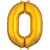36552-number-`0`-gold-26-inch 36552-number-`0`-gold-26-inch